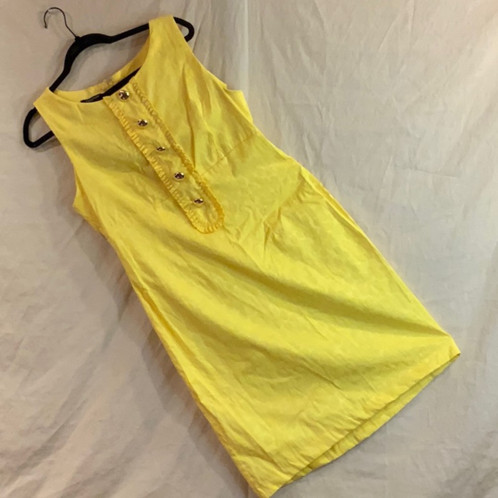 Yellow Sleeveless Dress